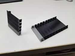 Cover strip for DIN rail