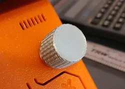 Customizable potentiometer knob, flat top, 6mm ID, printer knob