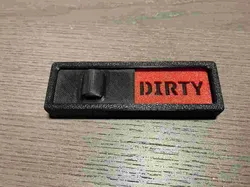 Dishwasher clean/dirty sign
