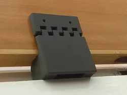 Door frame doorstop for the blind