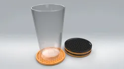 Drink Coaster (set) under your favorite beverage! STACKS!