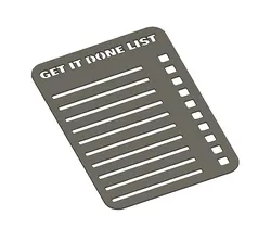 Get it done list / todo list