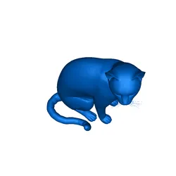 Gratis Characters & Creatures STL indir - chat - Ludo Parisod