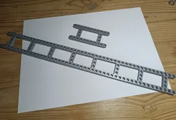 H-Brackets, many sizes, 7x5 (11x5), Lego compatible