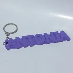 Jewelry & Accessories STL indir - Sleutelhanger met naam Antonia - Nina Ponce 3D