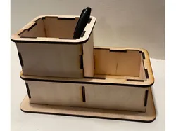 Laser Cut Pen Pencil Stand Holder