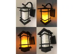 Led Japanese wall light