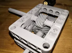Lego Helical Gears 45 degrees 20t + 12t