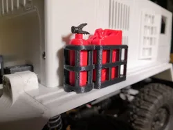RC Scale Fire Extinguisher and Jerry can + case