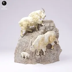 Rocky Mountain Goats Cliff