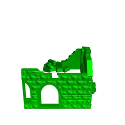 3D printer bestanden | 3MF | ruïnes_rechts_helft