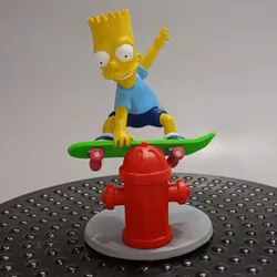 Bart Skateboard color printing