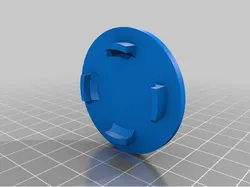 Filament spool holder with bearings
