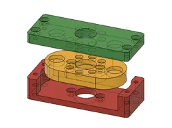 FlyingBear Ghost5 Z axis anti wobble magnetic mod v2 with inserts