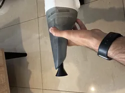 Hand vacuum to vacuum storage bag adapter