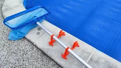 Holder for pool-cleaning stuff