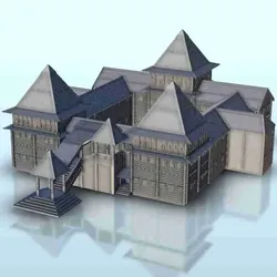 Other STL Download - Slavic Medieval wooden fortress (5) - miniatures warhammer tby Hartolia Miniatures