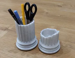 Pen holder roman pillar