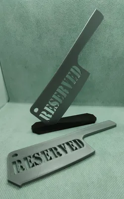 RESERVED TABLE PLACE MARKER PLACEHOLDER