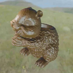 Stationery & Learning Tools STL Download - Squirrel pen holderby Motek3D