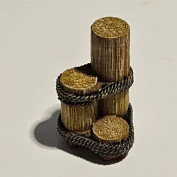 Wooden Pillar with Rope