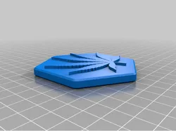 Cannabis leaf Hex Topper Remix