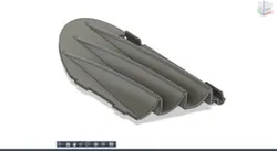 complex part for a car bumper