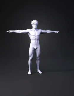 Create a high quality game ready 3D male character for Unreal Engine