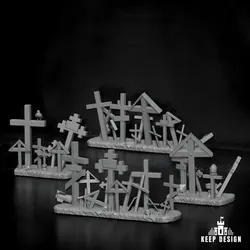 Crosses Walls set, Crosses Barricades