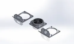 Desiccant holder and adapter plates for COY catalyst boxes