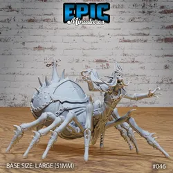 Drider Lich Lord Angry / Dark Elf Spider Warrior / Drow Abomination / Huge Cave Arachnid / Elven Creature / Ancient Elvish Beast