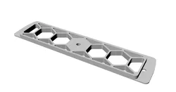 Exhaust Filter Grill with PTFE Tube Hole for Voron 2.4