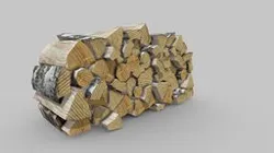 Firewood low-poly
