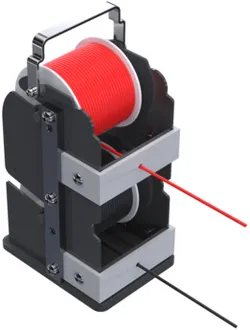 HAKKOS Solder Reel Modification to use Remington 18GA 100 Foot Wire Spools - 03-18-26 - Steve Schmitt