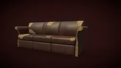 Old Leather Sofa