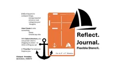 Sails and Anchors - A daily journal stencil, motivation, reflection, etc.