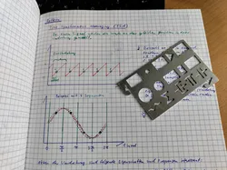 Stencil to create control diagrams and XY-Diagrams