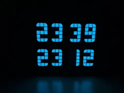 15-Segment clock