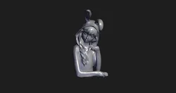 Anime Bunny Girl-Scanned by Revopoint POP 3 3D Scanner