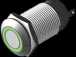 Antivandal button d14mm