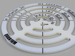 Circle Drawing Template 5mm - 90mm