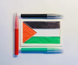 Palestine Flag Stencil/Template