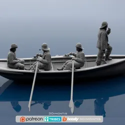 sailors and boat