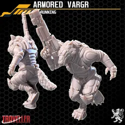 Traveller Armored Vargr Running