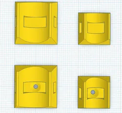 Wire Wall Clip Screw or Doubletape