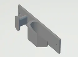 3D printer bestanden | 3MF | Under desk headphone holder with cable spool