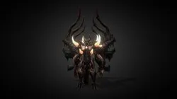 Aion Boss Rigged Character 3D Model