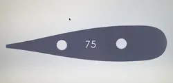 Axis tail wing shims