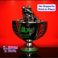 Board Games & Card Games STL Descărcare - COPA TROFEO JUEGO DE RANA Y BOLIRANA - 3DPrintGlobin