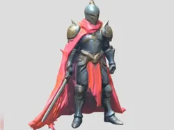 Characters & Creatures STL indir - Fantasy Warrior - neagww